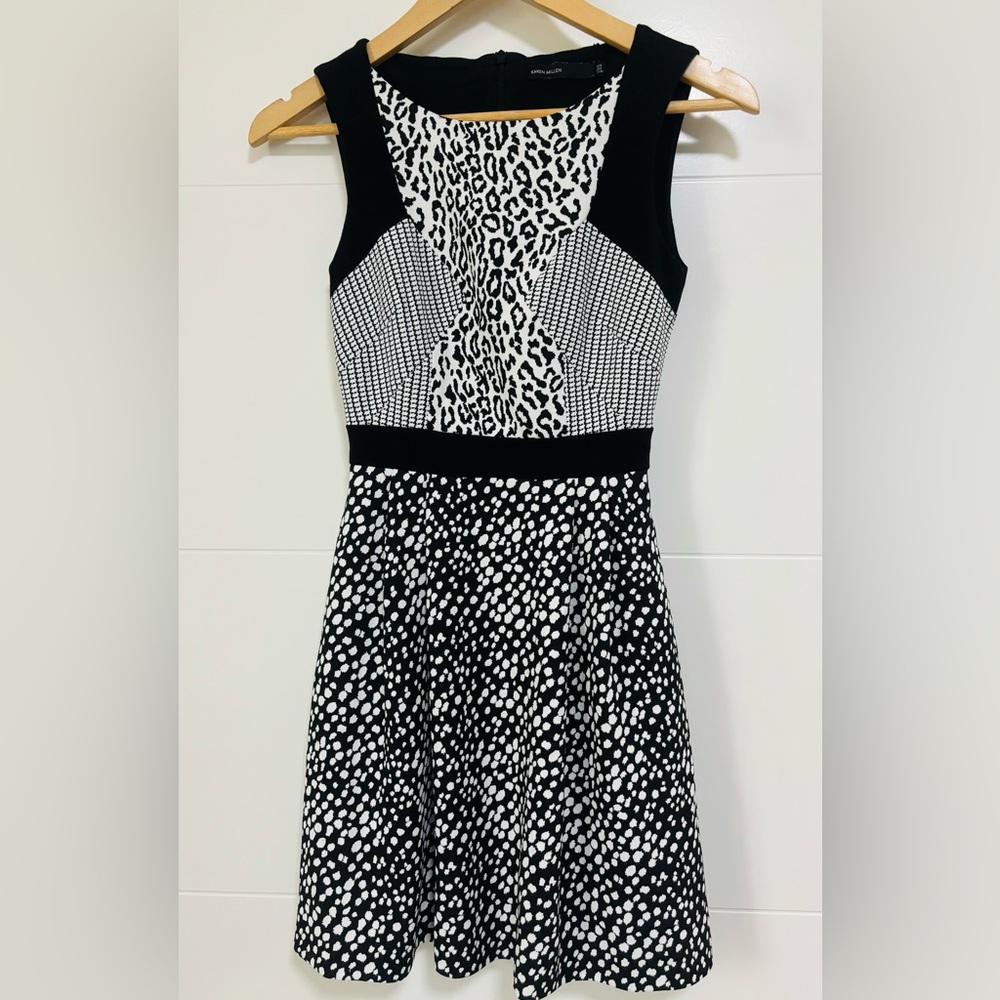 Black and White Karen Millen Dress